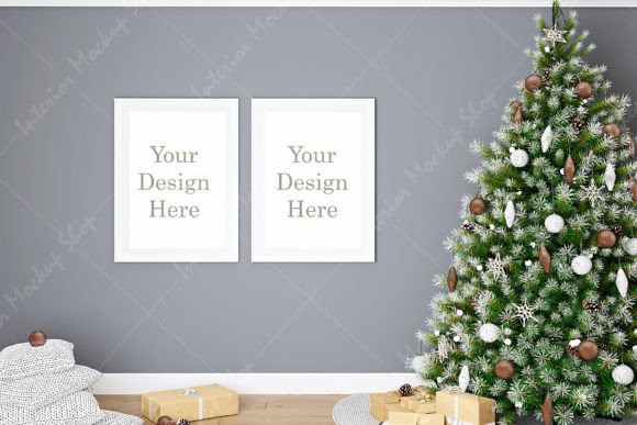 Download Frame Mockup Christmas - 306 - Premium Resources