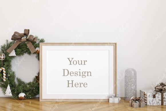 Download Christmas Frame Mockup - 1328 - Premium Bundle