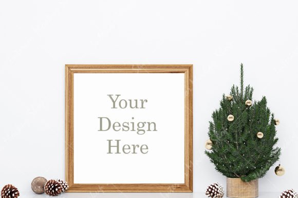 Download Frame Mockup Christmas -360 - Premium Resources